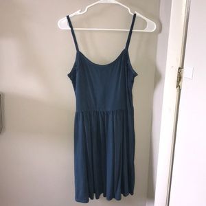 spaghetti strap dress with lace detailing